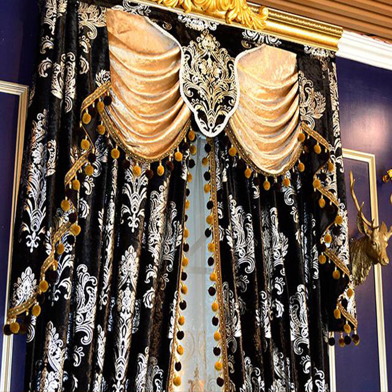 Office Furniture Hong Kong - Luxury Black Curtain Canopy Silver Grey