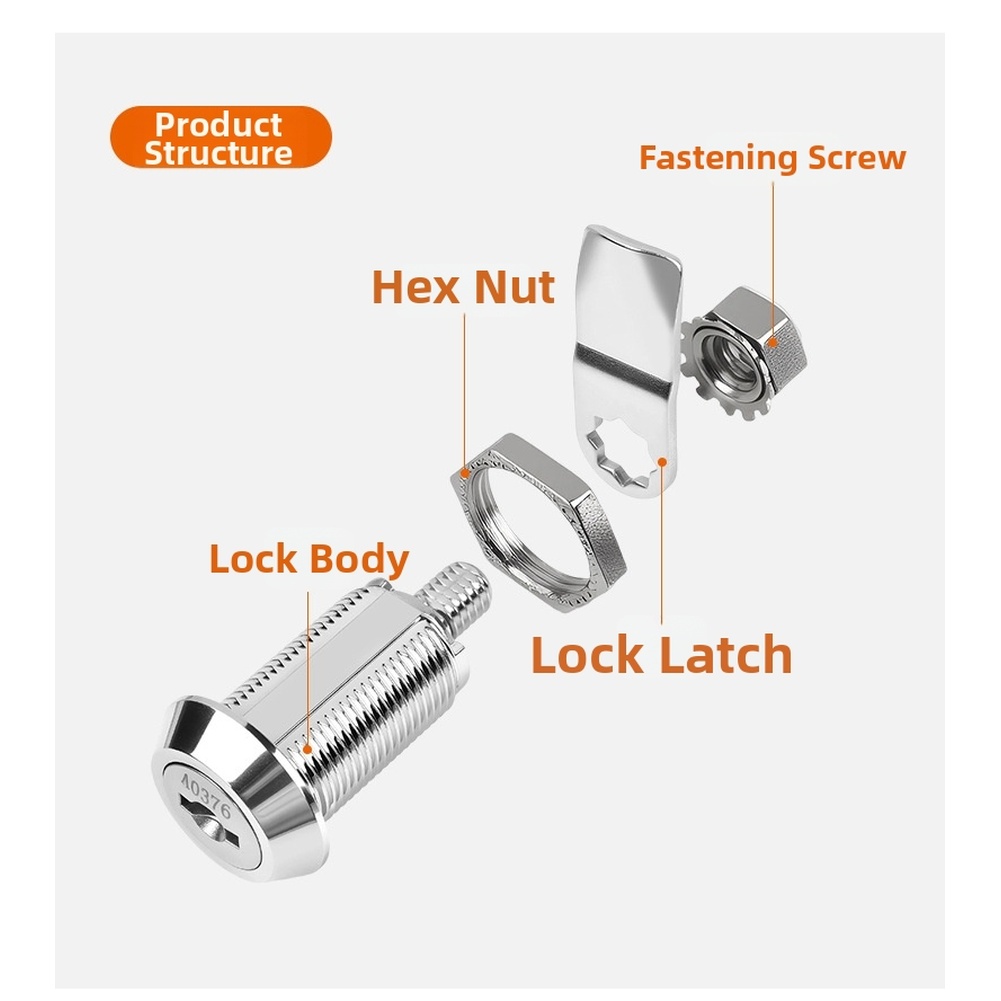Locker Storage Metal - Cabinet Door Lock Made of Zinc
