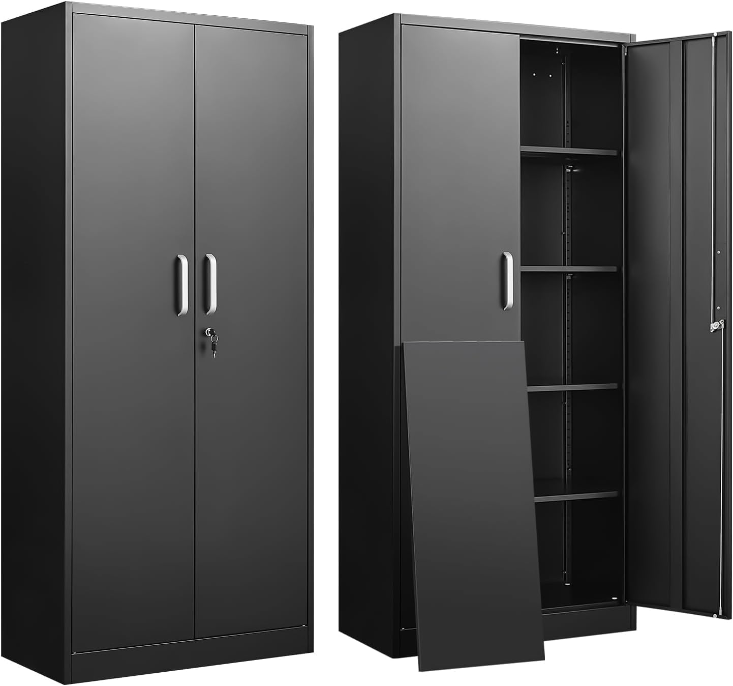 Locker Storage Metal - Metal Storage Cabinet With Adjustable Shelves