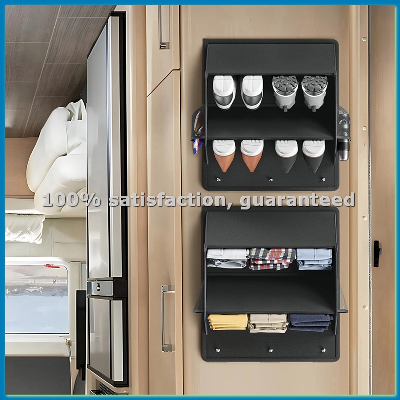 2 Pack RV Shoe Storage with St - Wall Organizer Pocket recension och pris