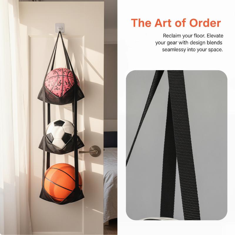 Wall Mounted Basketball Storag - Wall Organizer Pocket recension och pris