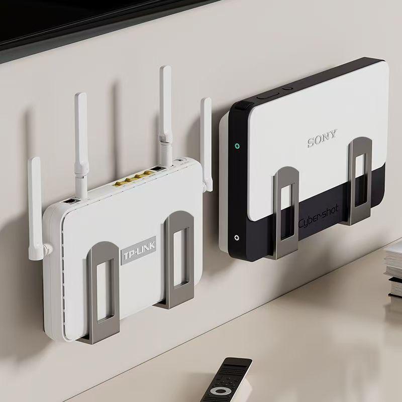 2pcs Home Router Storage Box W - Wall Organizer Pocket recension och pris
