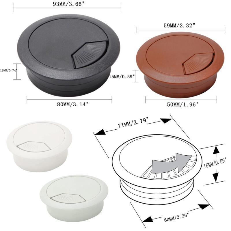 1Pcs Cable Hole Cover Cord Gro - Office Furniture Loft recension och pris