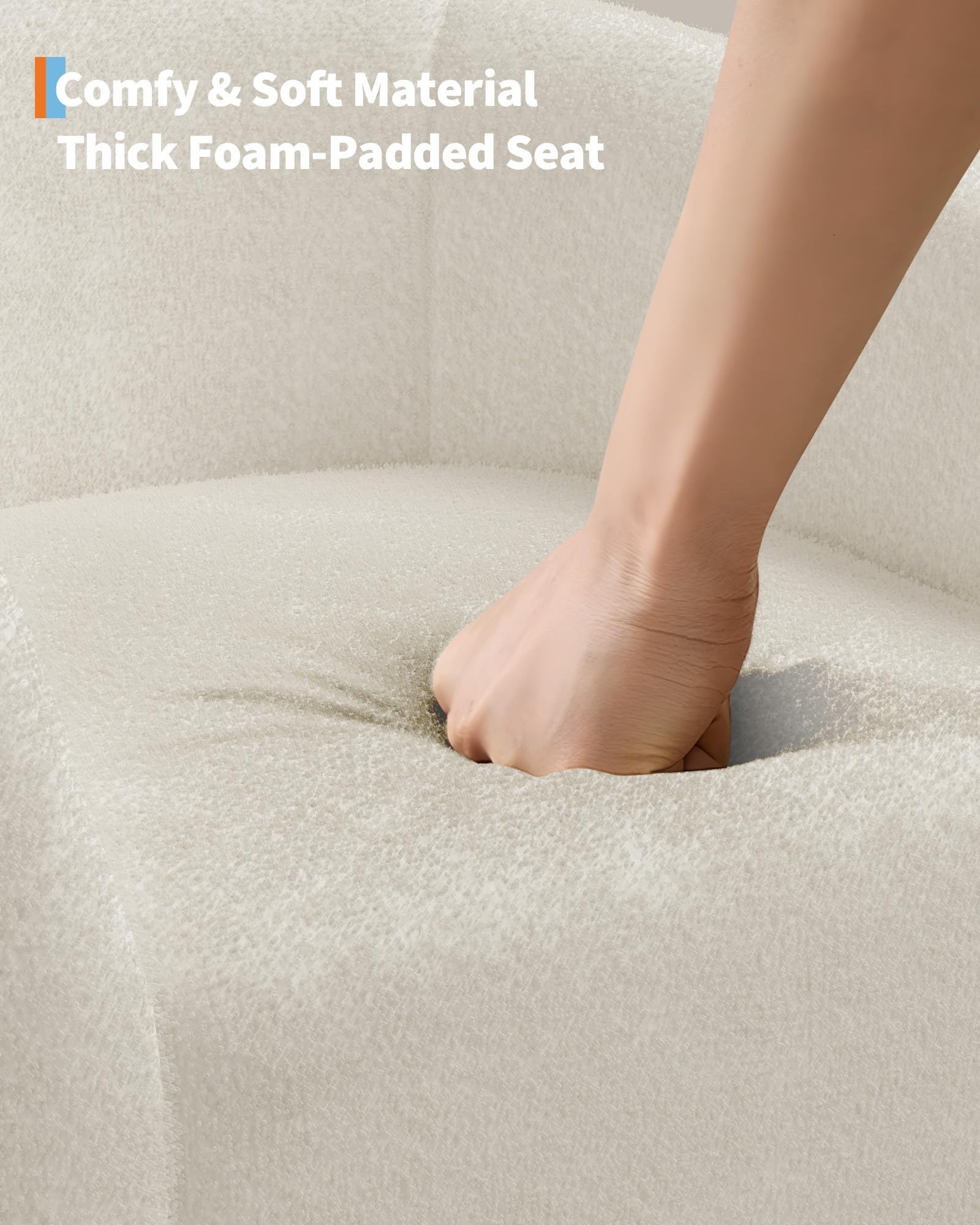 Accent Chair Boucle Barrel Cha - Office Furniture Hong Kong recension och pris