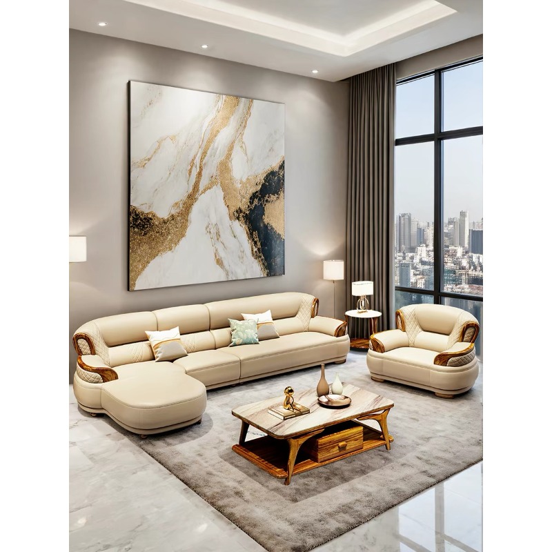 New Chinese-style Ebony Leathe - Office Furniture Luxury recension och pris