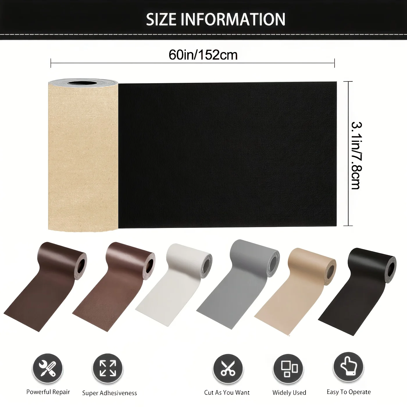 Leather Repair Tape, Multi-Col - Office Furniture Repair recension och pris