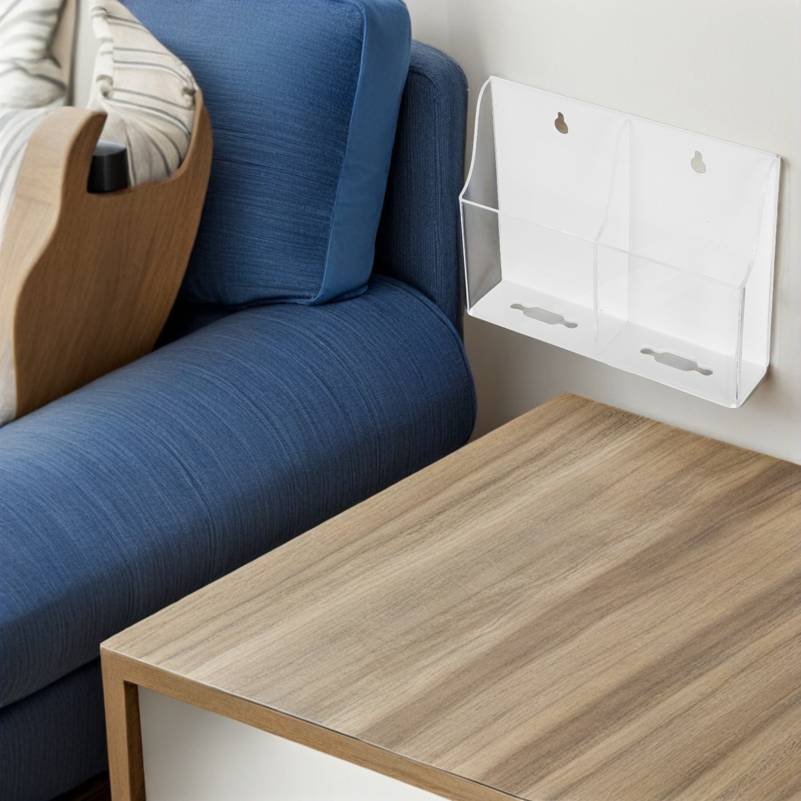 Wall Mounted Acrylic Transpare - Wall Organizer Pocket recension och pris