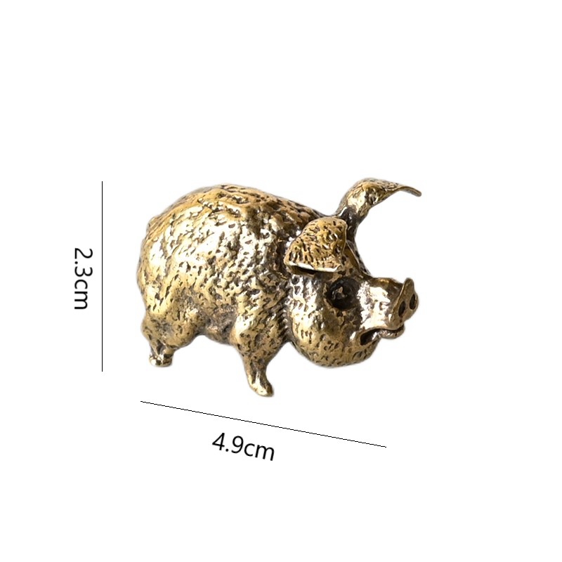 Vintage Brass Pig Small Orname - Office Furniture Loft recension och pris