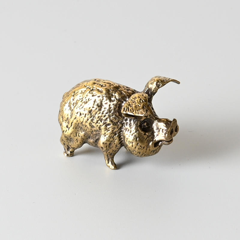 Vintage Brass Pig Small Orname - Office Furniture Loft recension och pris