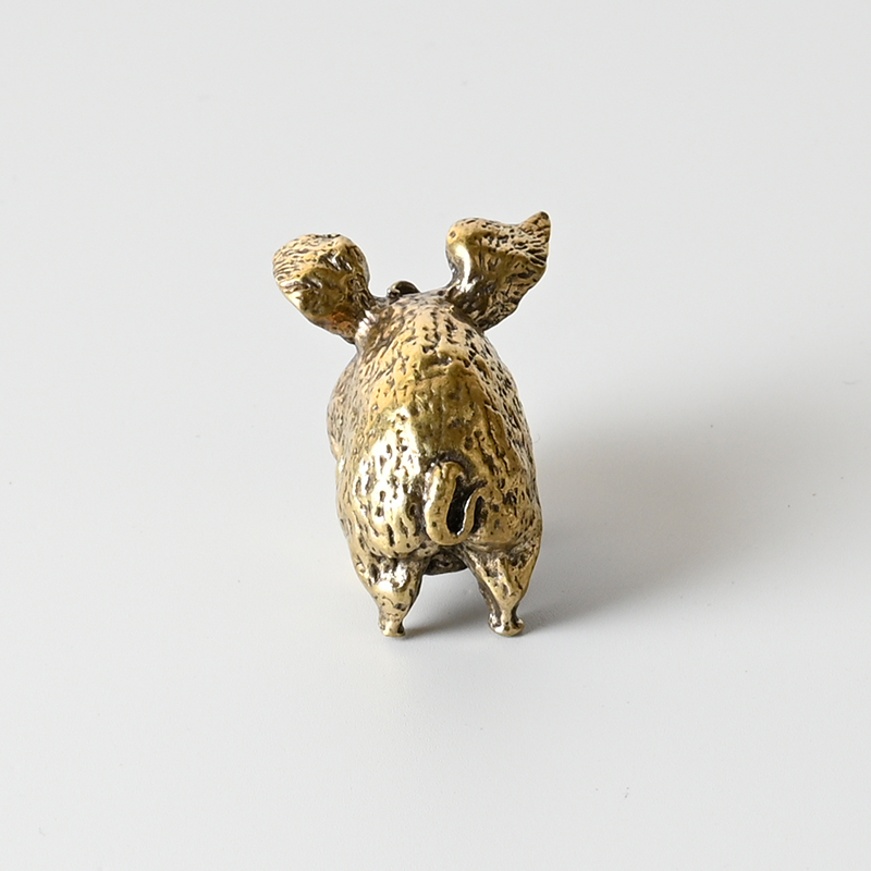 Vintage Brass Pig Small Orname - Office Furniture Loft recension och pris