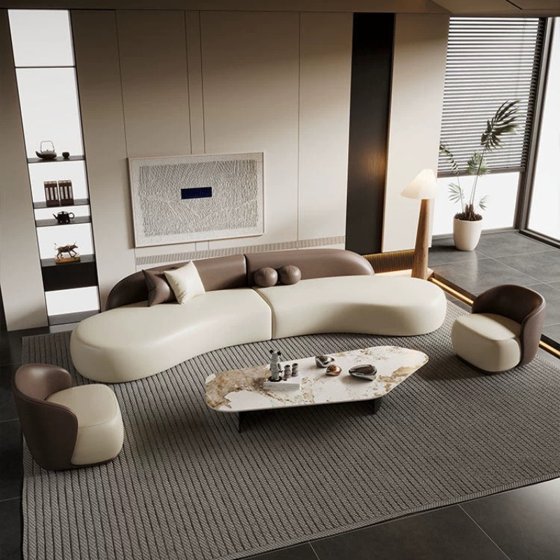 Italian Luxury Curved Sofa Mod - Office Furniture Luxury recension och pris