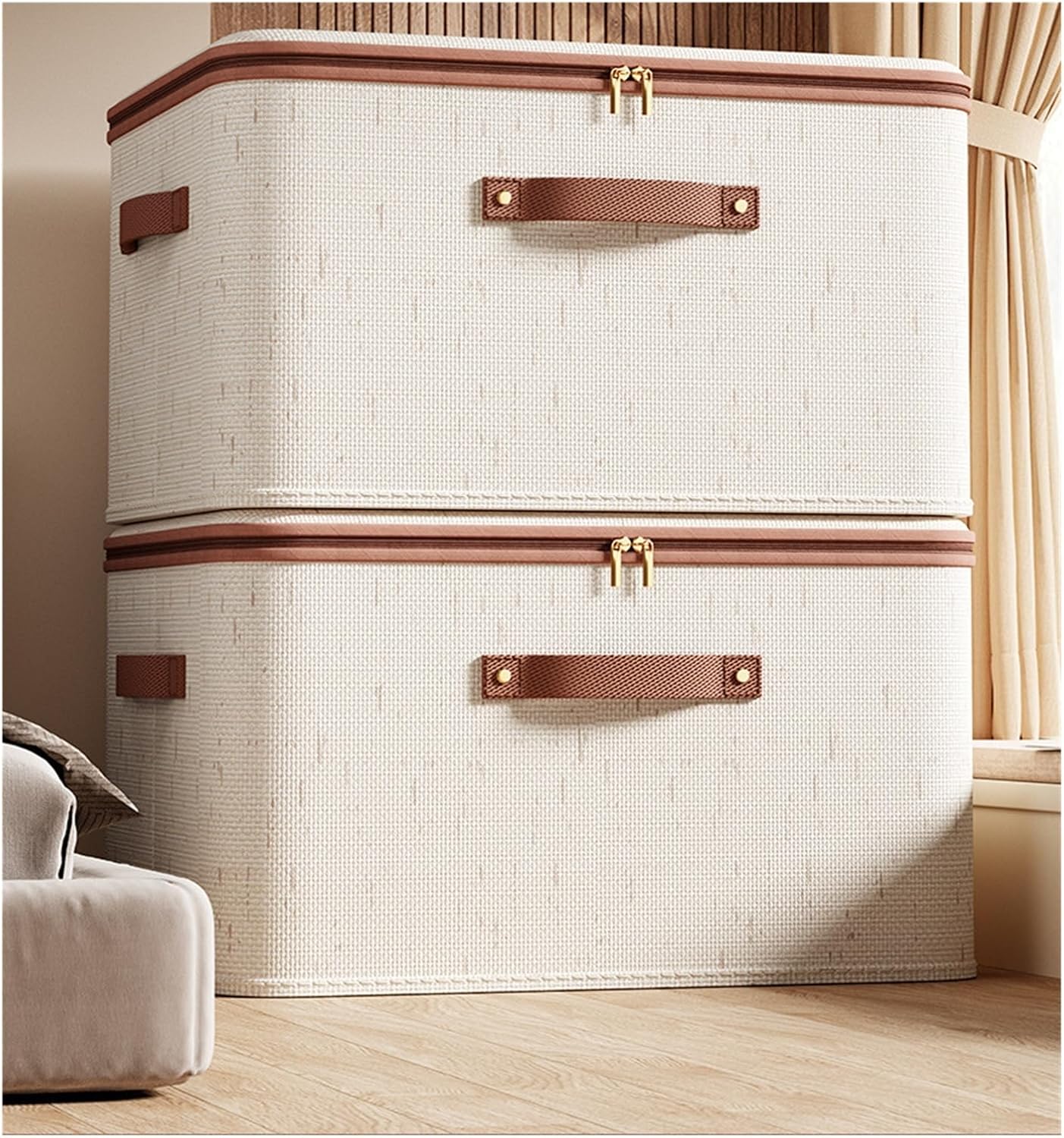 Storage Bin with Lid Fabric st - Locker Storage Metal recension och pris