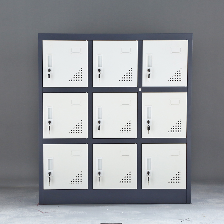 9 Door Metal Locker Storage Of - Locker Storage Metal recension och pris