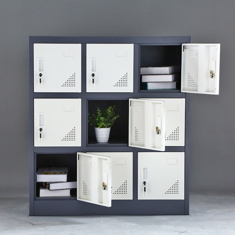 9 Door Metal Locker Storage Of - Locker Storage Metal recension och pris