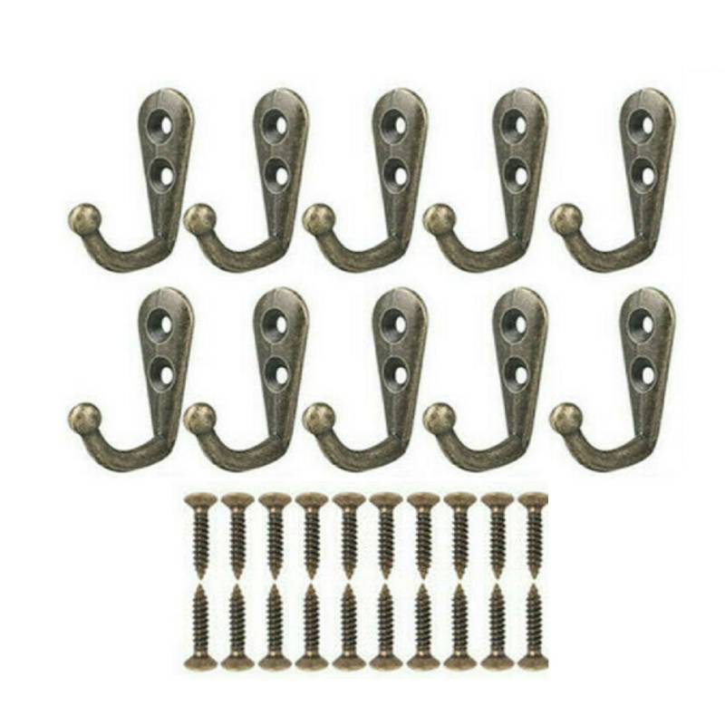 10Pcs Wall Mounted Coat Hanger - Wall Organizer Pocket recension och pris