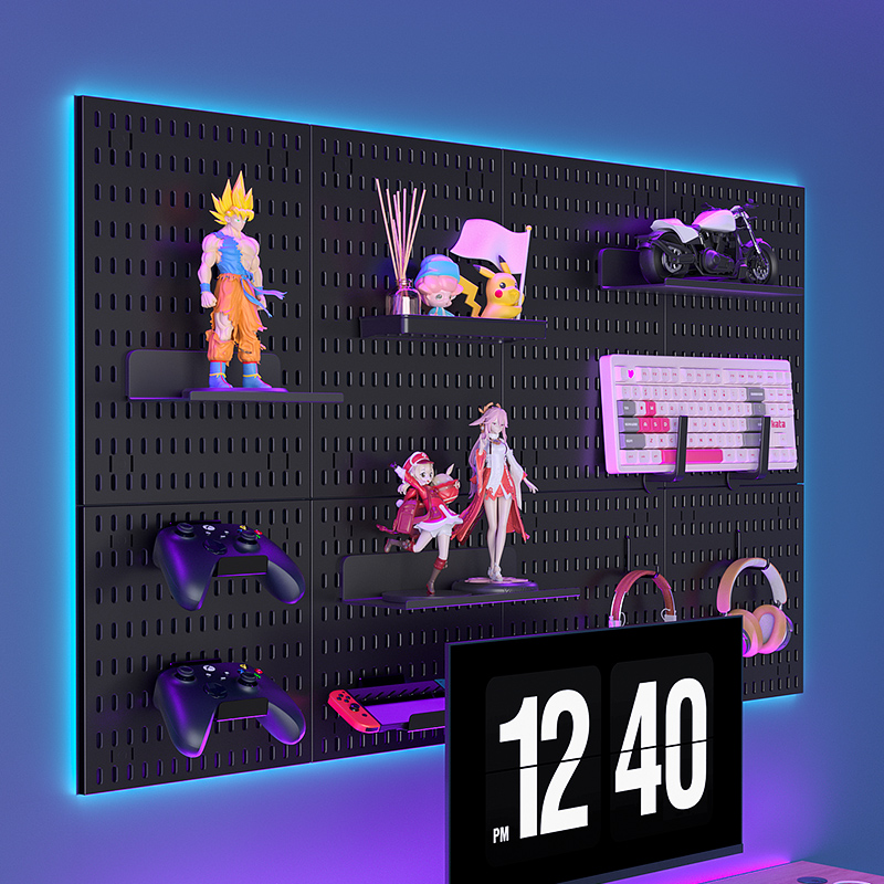 Wall-mounted Pegboard, Drill-f - Wall Organizer Pocket recension och pris