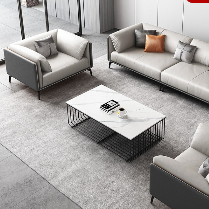 Cowhide Business Office Sofas  - Office Furniture Luxury recension och pris