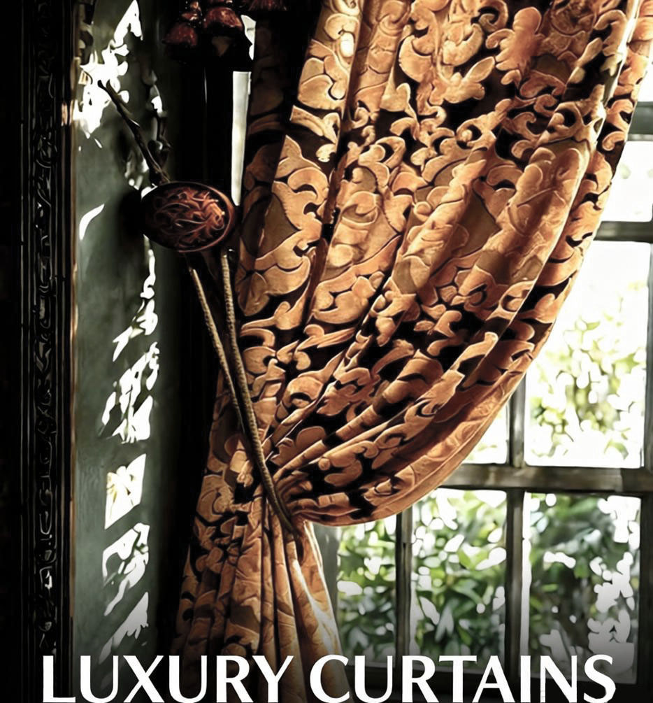 Gold Blackout Curtains 3D Blac - Office Furniture Hong Kong recension och pris
